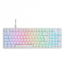 MARS GAMING TECLADO MKPROWBES BLUESWITCH RGB WHITE