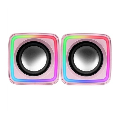 MARS GAMING ALTAVOCES MSCUBE PREMIUM 8W PINK