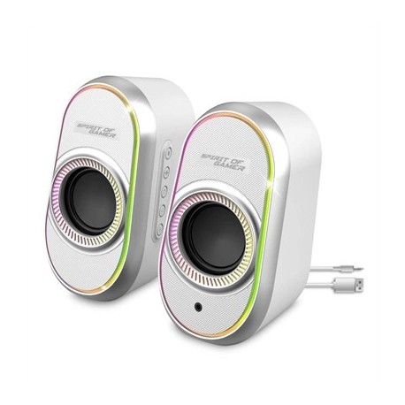SPIRIT OF GAMER ALTAVOZ 2.0 FANATIC 500 RGB WHITE