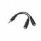NANOCABLE CABLE AUDIO ESTEREO 2JACK 3.5H JACK 3.5M