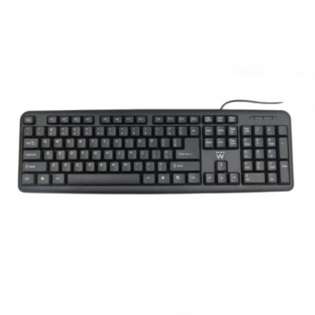 TECLADO EWENT PORTUGUES USB NEGRO
