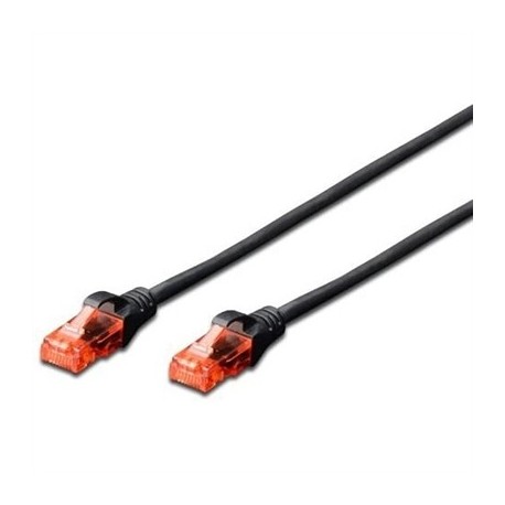 CABLE RED EWENT CAT 6 U/UTP 2M NEGRO