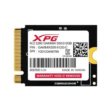 ADATA XPG SSD GAMMIX S55 512GB GEN4X4 M.2 2230