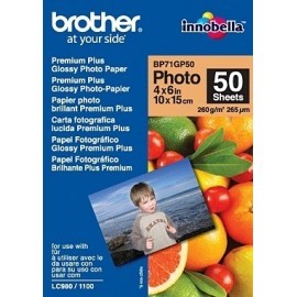 BROTHER PAPEL INKJET GLOSSY 10X15 50H 260G/M2