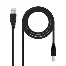 NANOCABLE CABLE USB 2.0 IMPRESORA TIPO A/M-B/M 1 M
