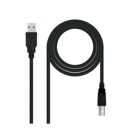 NANOCABLE CABLE USB 2.0 IMPRESORA TIPO A/M-B/M 1 M