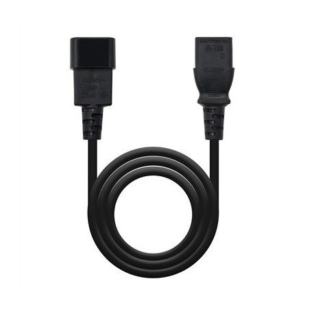 NANOCABLE CABLE ALIMENTACION CPU, C13/H-C14/M, 3.M