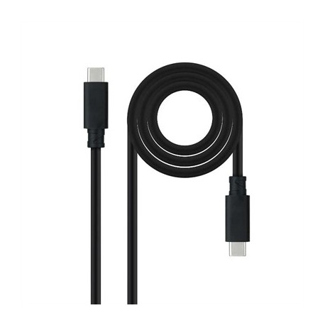 NANOCABLE CABLE USB 3.1GEN2 5A USB-C/M-USB-C/M 2 M