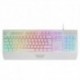 MARS GAMING TECLADO MK124 BLANCO