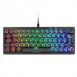 MARS GAMING TECLADO MKMINIPRO MECANICO RGB NEGRO