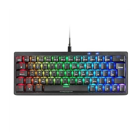 MARS GAMING TECLADO MKMINIPRO MECANICO RGB NEGRO