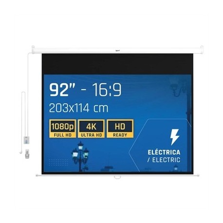 IGGUAL PANTALLA ELECTRICA 16:9 92" 203X114 CM