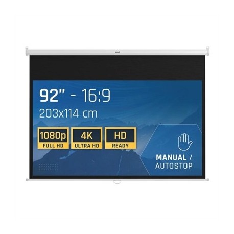 IGGUAL PANTALLA MANUAL 16:9 92" 203X114 CM