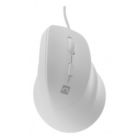 RATON NATEC CRAKE 2 PRO VERTICAL DIESTRO 12.800 DPI OPTICO BLANCO USB