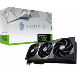 TARJETA GRAFICA MSI RTX 5080 16G GAMING SUPRIM SOC