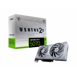 TARJETA GRAFICA MSI RTX 5070 12G VENTUS 2X OC WHITE