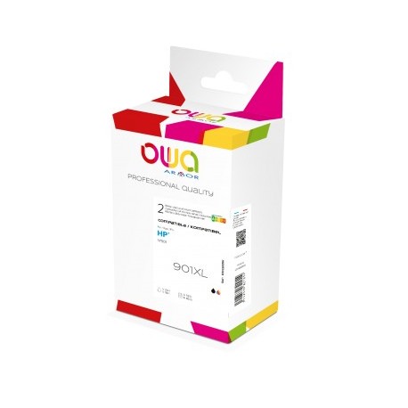 ARMOR OWA INKJET REMAN PACK 2 PARA HP 901XL B + 901 3C BLACK, 3 COLOURS BOX