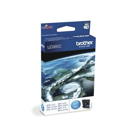 BROTHER  CARTUCHO DE TINTA CIAN DCP-J315W,BLISTER