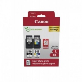 CANON CARTUCHO NEGRO/COLOR PG-540L/CL-541XL + PAPEL FOTO 4X6 (GP-501 50H)
