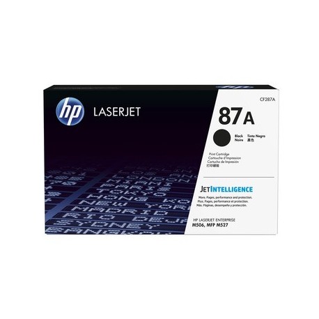 HP TONER LASERJET ENTERPRISE M501/506DN/M527 NEGRO 87A 9.000 PAGINAS