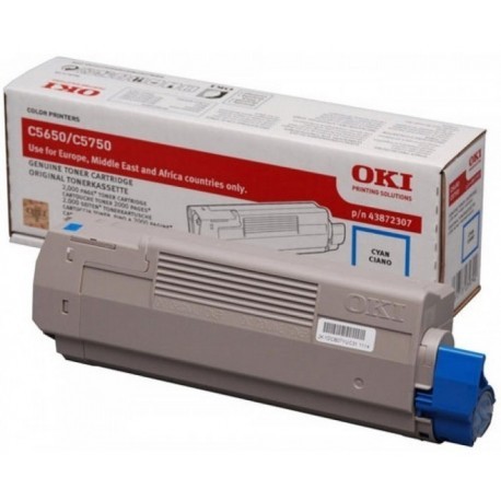 OKI C5650/C5750 TONER CIAN 2K