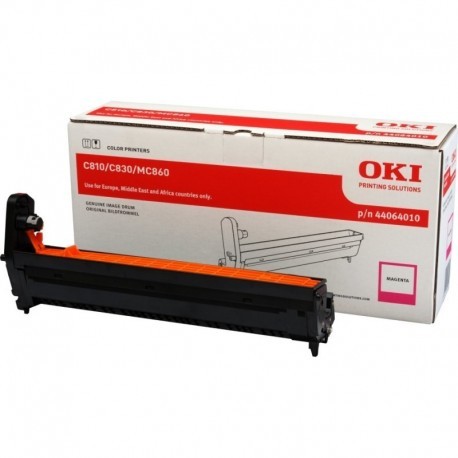 OKI C810 / C830 / MC860 / MC851/ MC851+ / C801 / C821 - 20.000 PAGINAS TAMBOR MAGENTA