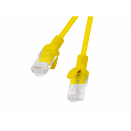 CABLE RED LANBERG LATIGUILLO CAT.6 UTP 0.5M AMARILLO FLUKE  PASSED
