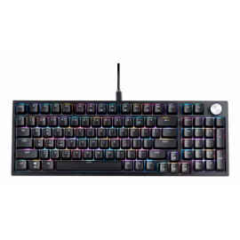 TECLADO GAMING XPG SORCERER ES USB RETROILUMINADO MECANICO NEGRO