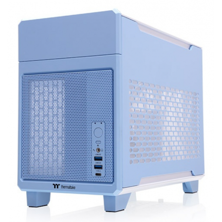CAJA THERMALTAKE TR100 MINI-ITX USB 3.2 C X 1 USB 3.0 X 2 SN FUENTE AZUL