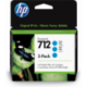 TINTA HP 712 PACK 3 CIAN