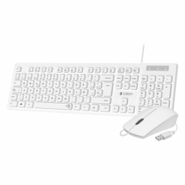 COMBO TECLADO RATON SUBBLIM BUSINESS SLIM USB BLANCO