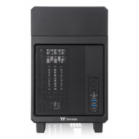 CAJA THERMALTAKE TR100 MINI-ITX USB 3.2 TYPE-C X 1 USB 3.0 X 2 SN FUENTE NEGRO