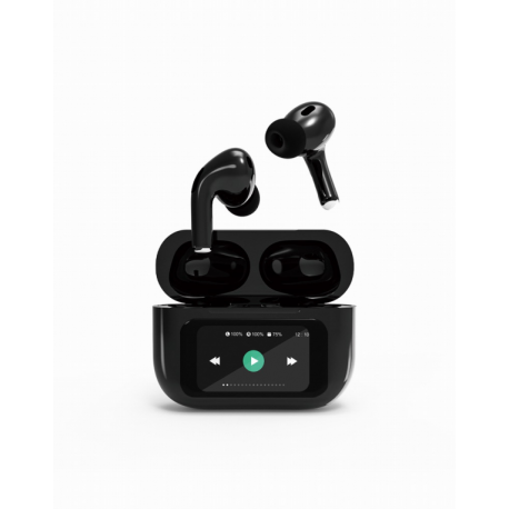 AURICULARES GEMBIRD TWS-LCD-ANC-01-BK NEGRO BT