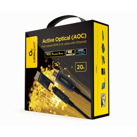 CABLE HDMI GEMBIRD D-A ALTA VELOCIDAD ETHERNET-"AOC ARMORED SERIES" 30M