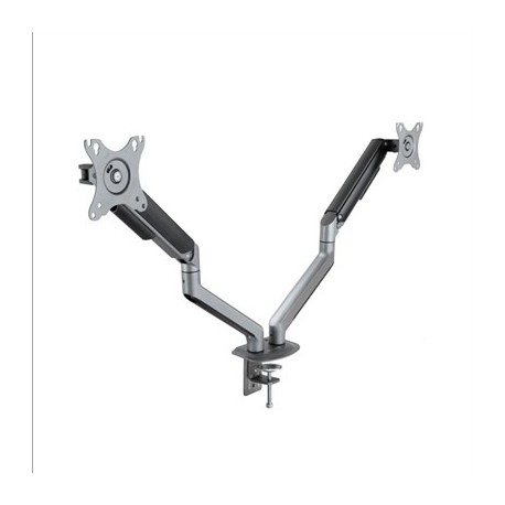 TOOQ DB4132TNR-G SOPORTE MESA 2 MONITOR/TV 17-32"