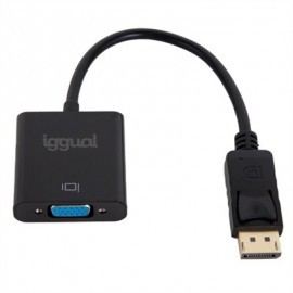 IGGUAL ADAPTADOR DISPLAYPORT (M) A VGA (H)