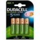 DURACELL PILA RECARGABLE HR6 AA 2500MAH BLISTER*4