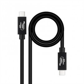 NANOCABLE CABLE USB4 GEN3X2 40GBPS 240W USB-C 1M