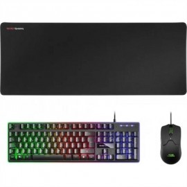 MARS GAMING COMBO MCPX GAMING 3IN1 RGB NEGRO