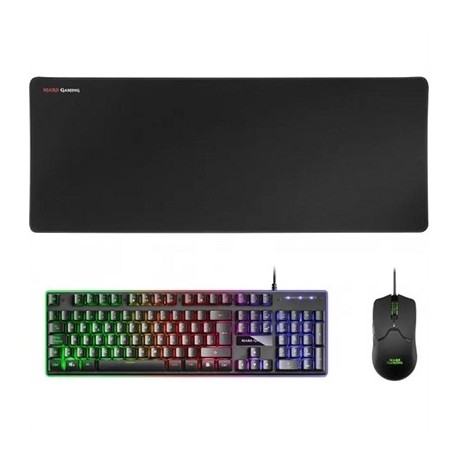 MARS GAMING COMBO MCPX GAMING 3IN1 RGB NEGRO