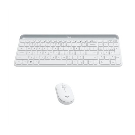 LOGITECH MK470 TECLADO+RATON INALAMBRICO BLANCO