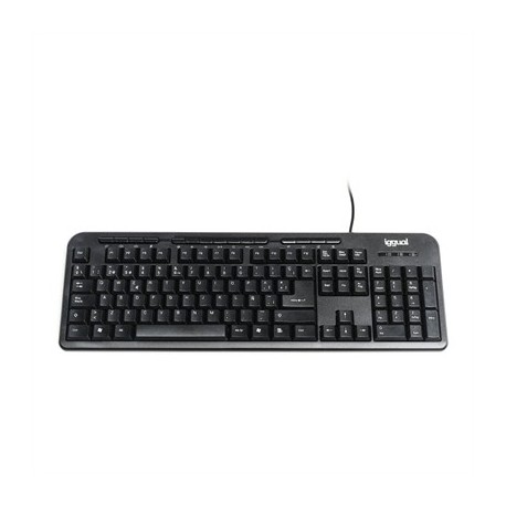 IGGUAL TECLADO MULTIMEDIA CK-BASIC-120T NEGRO