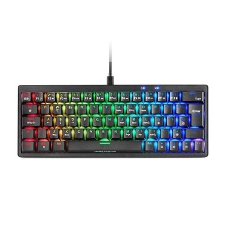MARS GAMING TECLADO MECANICO RGB COMPACTO 60%