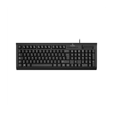 COOLBOX TECLADO CON LECTOR DNI SMARTCARD V4