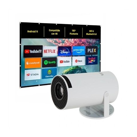 IGGUAL PACK MINI PROYECTOR + PANTALLA 100" PLEGABL