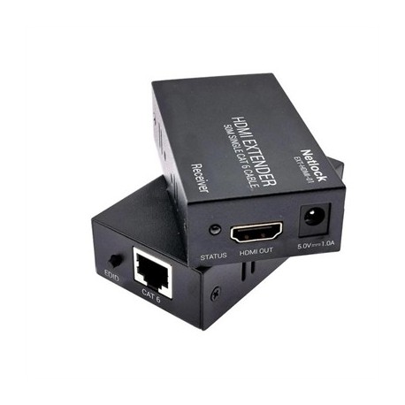 NETLOCK EXTENSOR HDMI POR RJ45 CAT.6 HASTA 50MT.