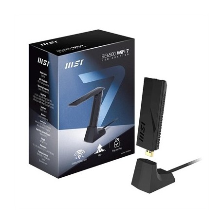 MSI GUBE65 BE6500 WIFI7 USB ADAPTER