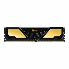 DDR4 TEAMGROUP ELITE HEATSINK 16GB 3200 NEGRO / DORADO