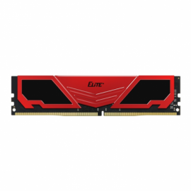 DDR4 TEAMGROUP ELITE HEATSINK 16GB 3200 NEGRO / ROJO