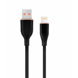 CABLE DE CARGA Y DATOS GEMBIRD DE SILICONA PREMIUM DE 8 CLAVIJAS 1,5 M NEGRO